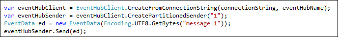 events to particular partition