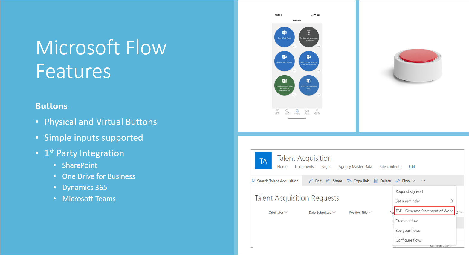 Emerging capability for Microsoft Flow
