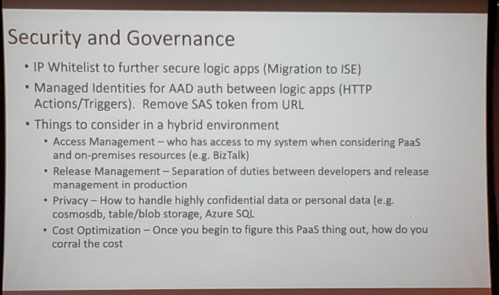 Security and Governance 