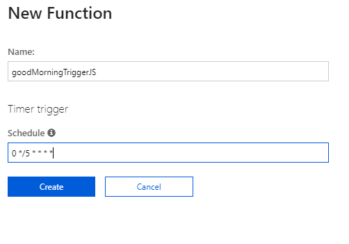 Azure Functions Triggers