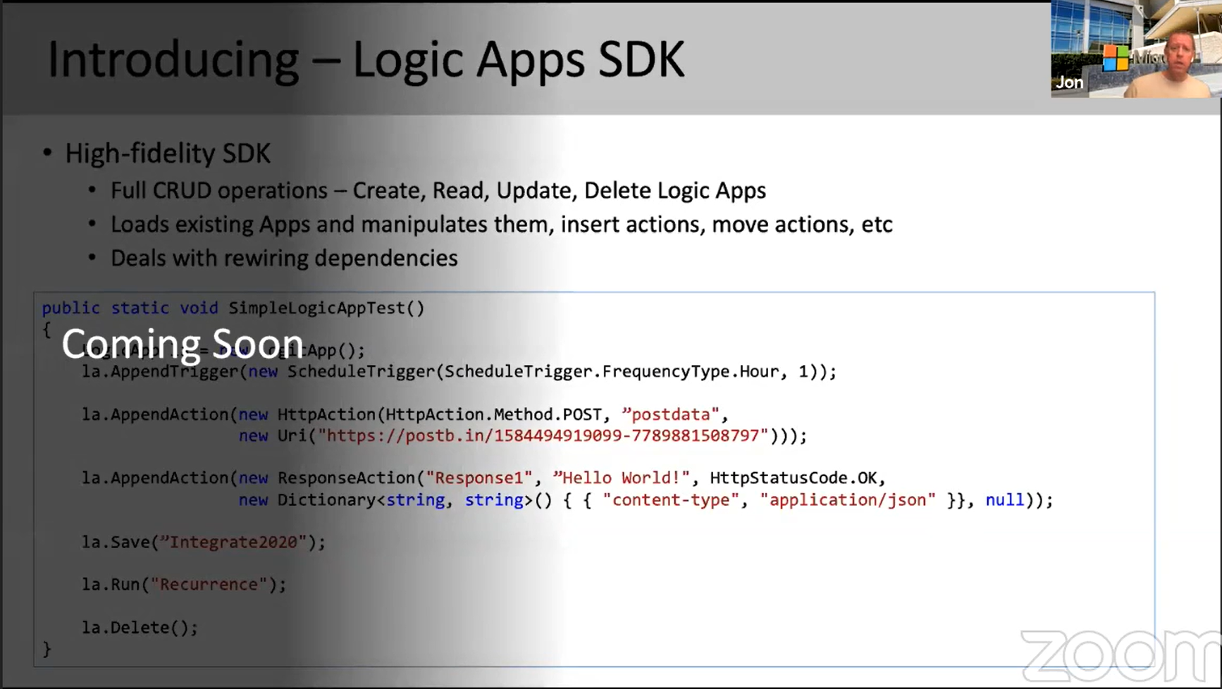 Introducing logic apps-sdk