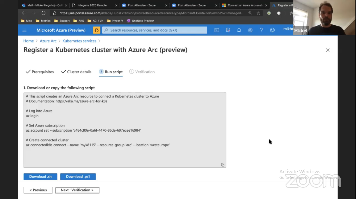 Register Kubernetes cluster with Azure Arc - III