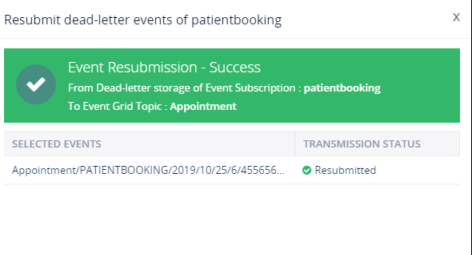 Resubmit dead-lettered events to Azure Event Grid Topic