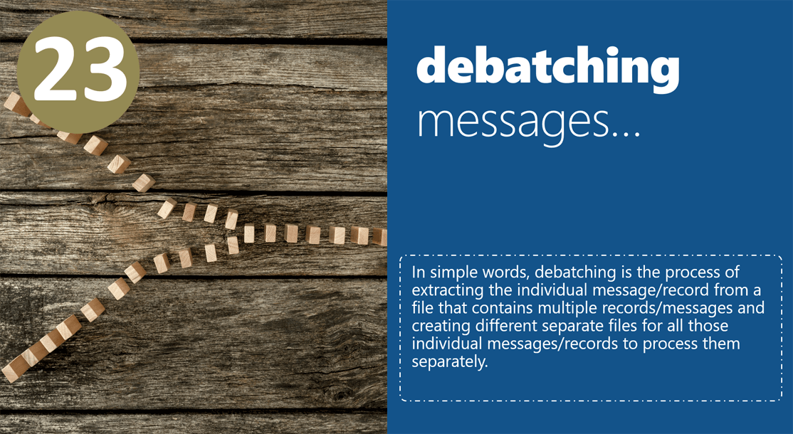 Debatching messages in Logic Apps