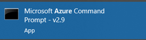 Microsoft Azure Command Prompt